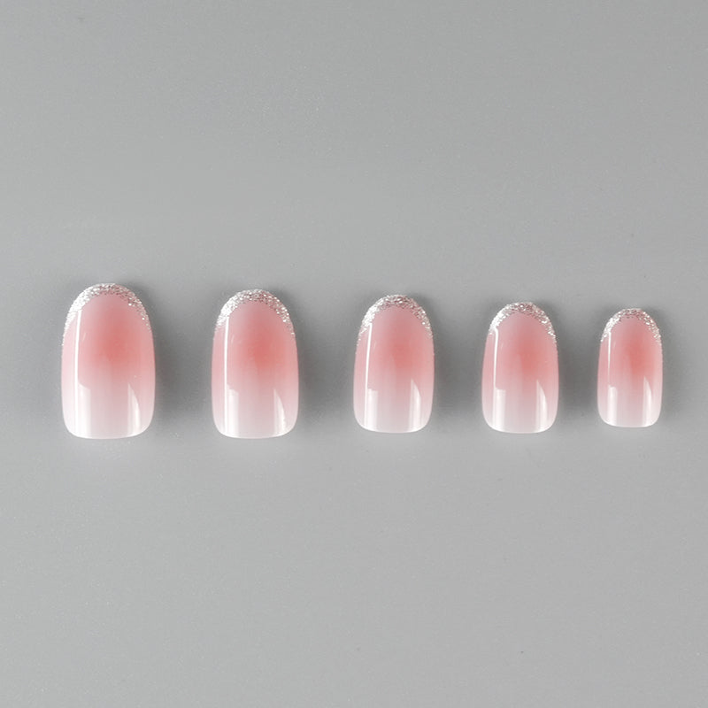 Rosy Blush Short Oval