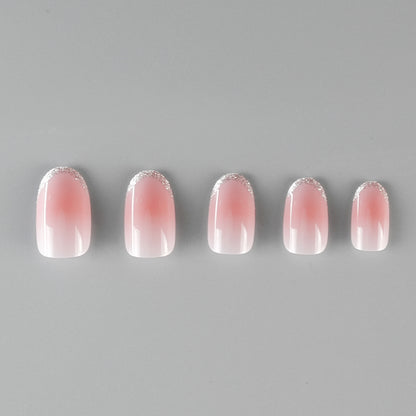 Rosy Blush Short Oval