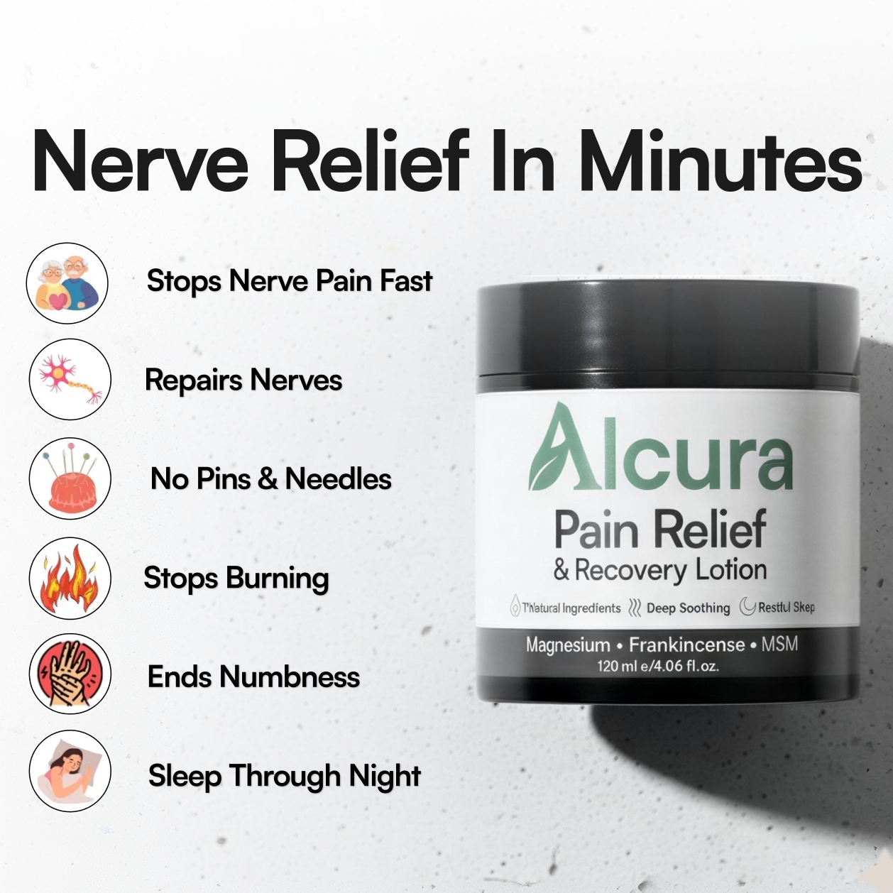 Alcura Neuropathy Pain Relief & Repair Lotion