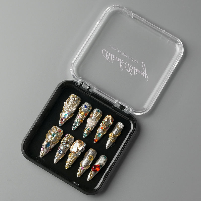 Radiant Gold Treasure Box