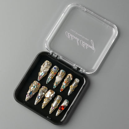 Radiant Gold Treasure Box