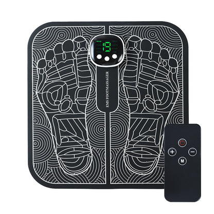 Foot Reflexology Massager Home Use EMS Pulse Massage Foot Pad USB Rechargeable Foot Massage Device Foot Therapy Massage Mat