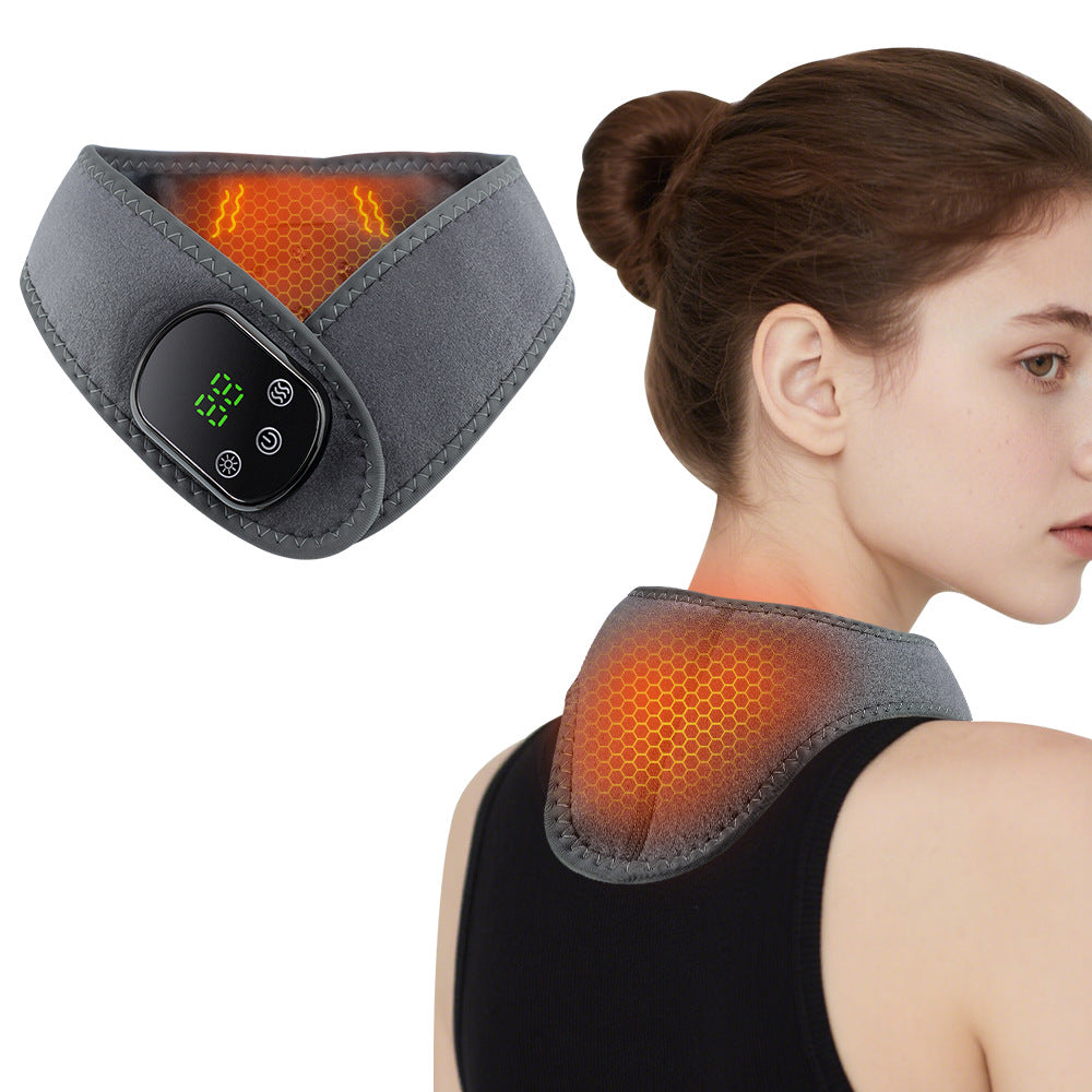 Cross-border new USB-powered heated ankle warmer with massage function, rechargeable ankle joint care foot massager