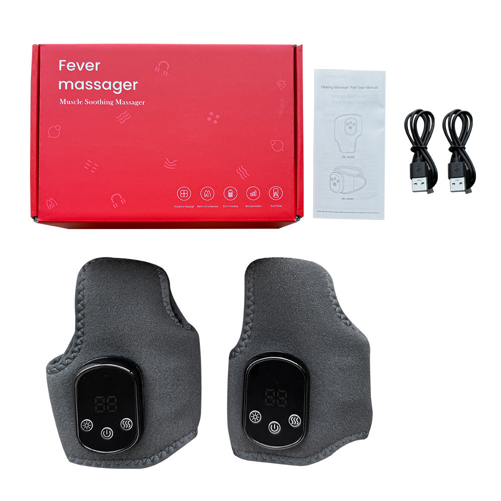 Cross-border new USB-powered heated ankle warmer with massage function, rechargeable ankle joint care foot massager
