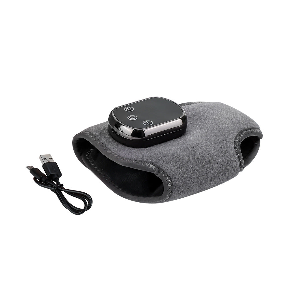 Cross-border new USB-powered heated ankle warmer with massage function, rechargeable ankle joint care foot massager