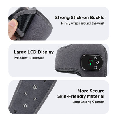 Cross-border new USB-powered heated ankle warmer with massage function, rechargeable ankle joint care foot massager