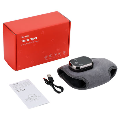 Cross-border new USB-powered heated ankle warmer with massage function, rechargeable ankle joint care foot massager