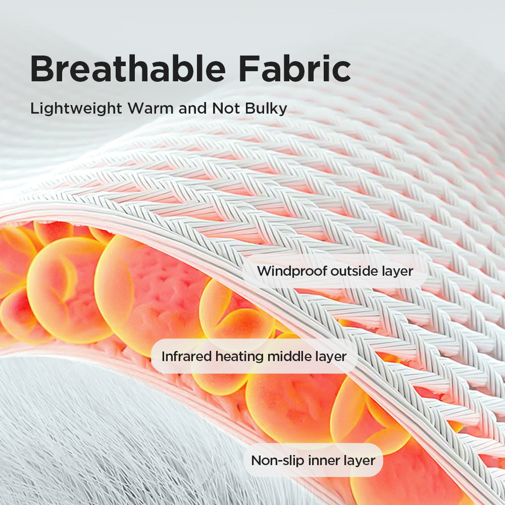 Cross-border new USB-powered heated ankle warmer with massage function, rechargeable ankle joint care foot massager