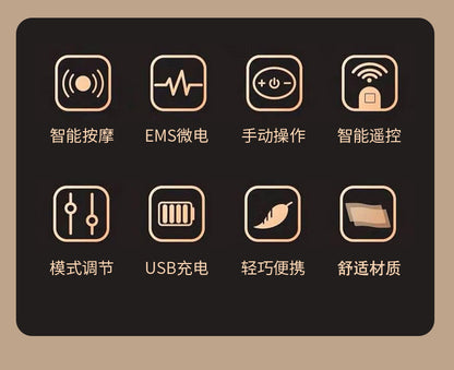 Foot Reflexology Massager Home Use EMS Pulse Massage Foot Pad USB Rechargeable Foot Massage Device Foot Therapy Massage Mat