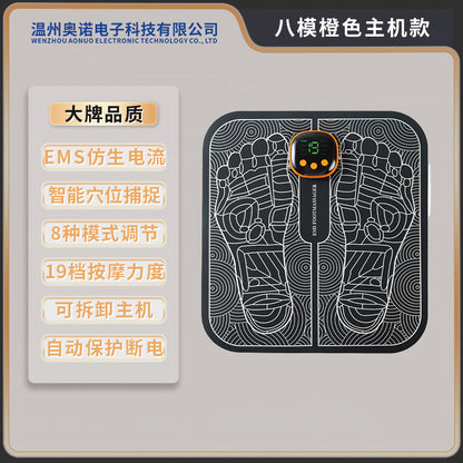 Foot Reflexology Massager Home Use EMS Pulse Massage Foot Pad USB Rechargeable Foot Massage Device Foot Therapy Massage Mat