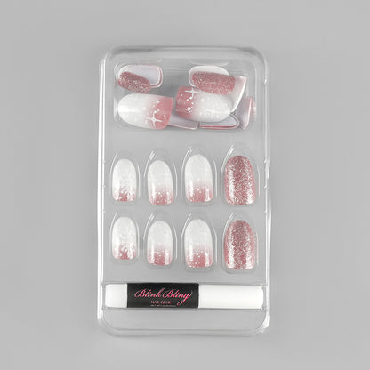 Crimson Snowflake Elegance