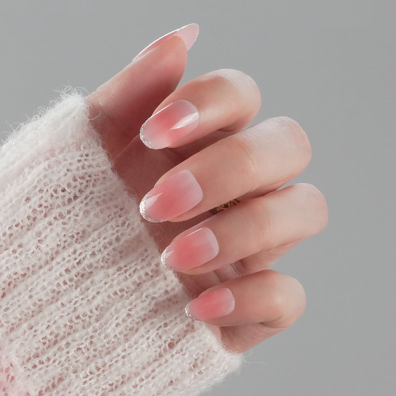 Rosy Blush Short Oval