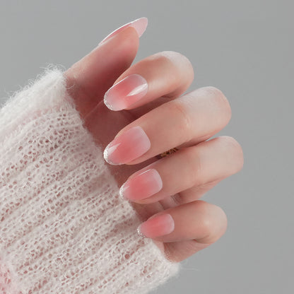 Rosy Blush Short Oval