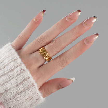 Golden Ribbon Leopard Chic