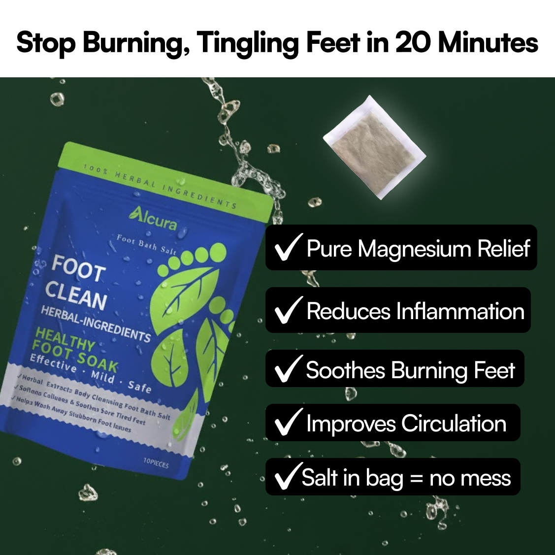 Alcura Magnesium Foot Soak